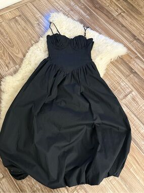 Target Black Strapless Bustier Ball Gown